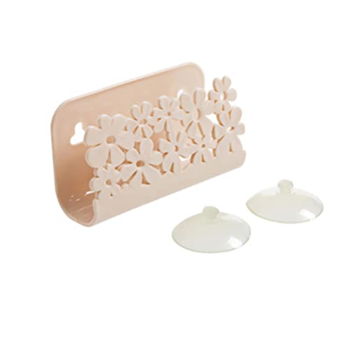 Zerodeko Porte-Éponge avec Ventouse Organisateur D'Évier 6.50X11.10X3.70Cm Rangement Cuisine Compact Support Vaisselle Égouttoir Facile À Déplacer