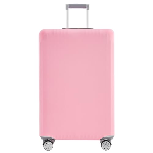 Image of Travelkin Luggage Covers For Suitcase Tsa Approved Suitcase Cover Protector, Pink, L