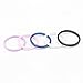 HIJONES Men and Women Simple Fashion 2mm Dome Skinny Stacking Tail Ceramic Rings Wedding Bands Comfort Fit Purple Size 8
