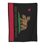 New California Republic Blanket Ultra-Soft Micro Fleece Blanket for Bed Couch Living Room 50'X40'