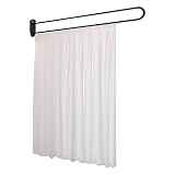 TELA SUAVE: Nuestras cortinas divisorias están tejidas con poliéster resistente y resistente al desgarro. Es ligero y suave al tacto. Cuando la luz atraviesa la cortina de gasa, será atomizada por el astigmatismo aterciopelado. La luz transparente tiene un tipo diferente de calidez, es ligera y opaca y protege eficazmente la privacidad.