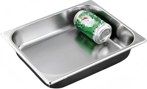 IWEJ �X�e�����X�o�b�g 1MM�� SUS304 �[�^�p�^ �V�[�t�[�h�g���C �Ɩ��p (1/2����32×��26×����6.5cm) [���s�A���i]