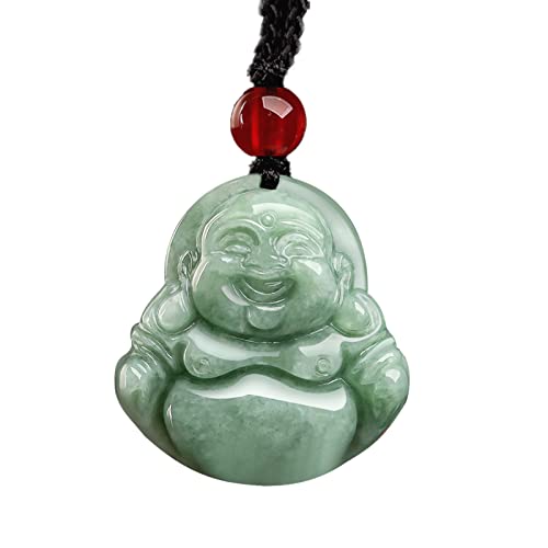 Pendentif en jade vert et amulette Bouddha pour harmoniser vos tenues de bureau