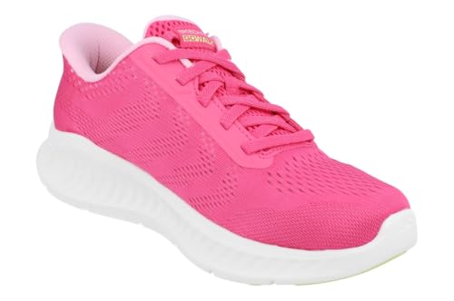 Skechers Go Walk Now Damen-Sneaker zum Reinschlüpfen, Knallpink (Hot Pink), 39 EU – Ansicht 4