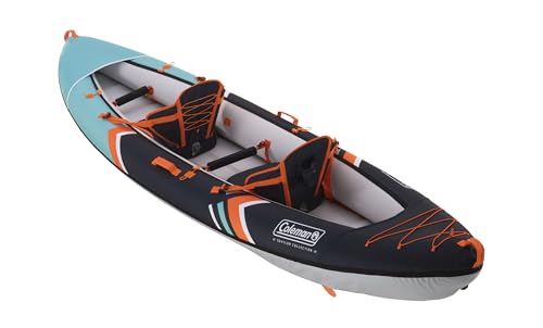 Kayak Inflable para 2 Personas, Resistente y fácil de Transportar, Ideal para Aventuras en ríos y Lagos.