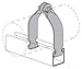 Power-Strut PS-1300-2-EG 2 in Universal Clamp for EMT, IMC & GRC,