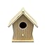 Creative Hobbies® Mini 4 Inch Tall Birdhouse - Set of 4 Styles, Small Unfinished Wood Ready to Paint or Decorate
