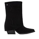 XTI - Botas Camperas Mujer Negro - Calzado Cómodo y Versátil - Moda casual - Modelo 14447003 (Talla 38)