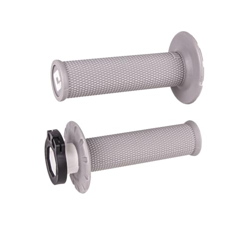MX ODI Old Dutch International V2 NO Waffle Lock On Grips - Grey