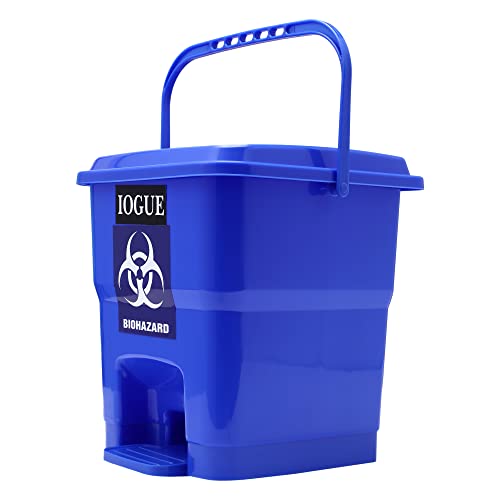 Image of Plastic Bio Medical Pedal Garbage Waste Dustbin 16 LTR (BLUE)