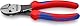 KNIPEX TwinForce Hochleistungs-Seitenschneider mit Öffnungsfeder mit Mehrkomponenten-Hüllen schwarz atramentiert 180 mm, 73 72 180 F