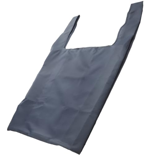 Alipis Bolsa de Compras Plegable Bolsa de alijo Bolsa de Compras Reutilizable Tienda de comestibles Poseedor Handbag Tote Bolsa de Transporte Aire Libre Bolsa Multiusos Lienzo Grey