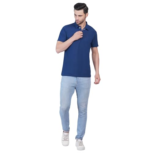 Image of T-Shirt for Men's | Regular Fit Polo Casual Stylish | Half Sleeve T Shirt