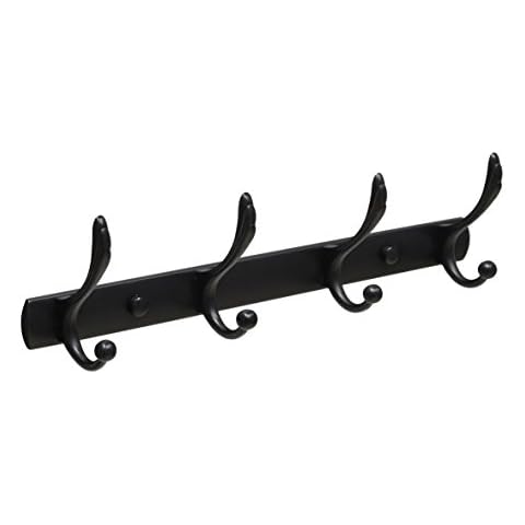 MODONA Four Pronged Robe & Towel Hook - Rubbed Bronze - 5 Year Warrantee Cover
