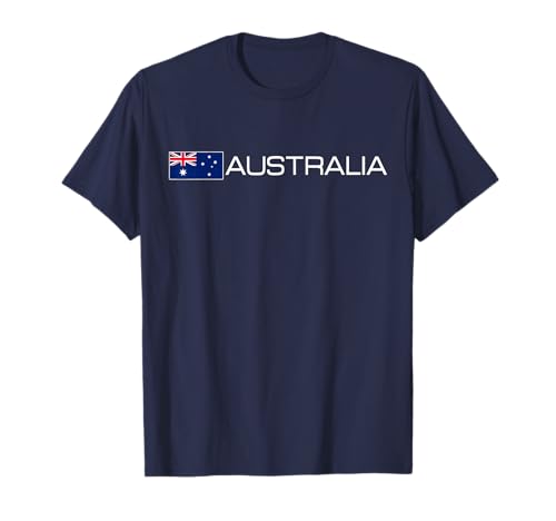BANDERA AUSTRALIA ESTILO DEPORTIVO ATLETICO AUSTRALIANO Camiseta