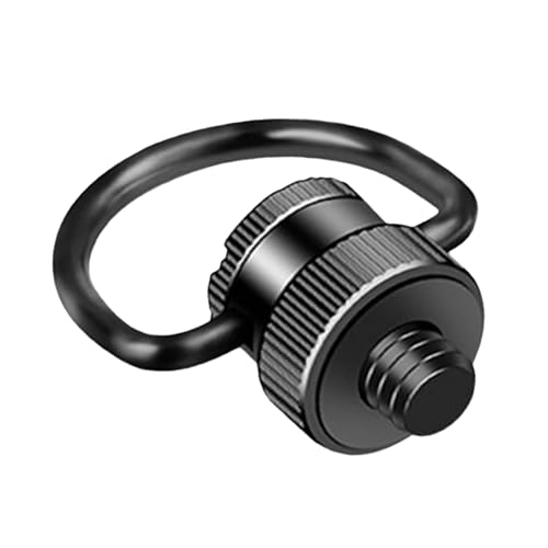 Acciaio inossidabile di pollice D Anelli Vite incernierato Supporto Della Macchina Fotografica Imbracature Vite Per Fotografia Gear Attacco Fotocamera Accessorio