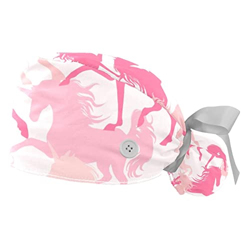 Casquettes de travail respirantes JDEZ avec bandeau absorbant motif camo rose