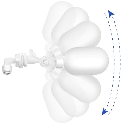 Image of Water Dispenser Automatic Float Ball Valve with Connector & RO Pipe 1 /4 Inch