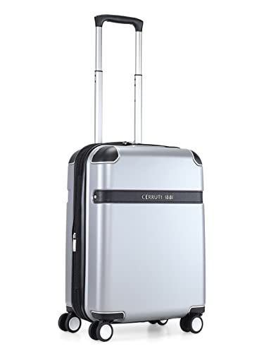 Image of CERRUTI Space Range Silver Color 20 inch Cabin Trolley