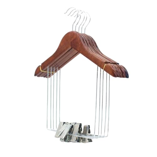 木製 ハンガー 2個セット 大人用 キッズ用 セットアップ用 ハンガー スーツ用ハンガー 上下セット ハンガー 洋服ハンガー 衣類ハンガー 収納ハンガー ジャケット ボトム 同時収納 衣類収納 型崩れしない スリム 省スペース