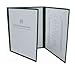 Menu Cover, 8-1/2' X 11', Fold-Out, Triple Pocket, 6-View, Plastic Laminate Folder, Maroon (10 Pieces/Unit)