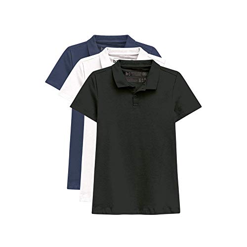 Kit de 3 Camisas Polo Femininas de Várias Cores