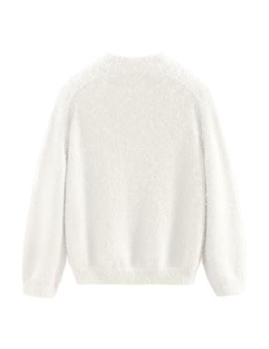 Aelfric Eden Fuzzy Soft Sweaters Mohair Oversized Solid Sweaters Crewneck Knit Casual Pullover 2025 Trendy Outfits2
