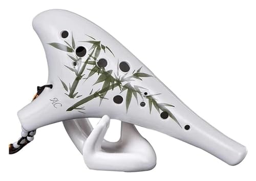 Ocarina en céramique 12 trous alto do instrument musique