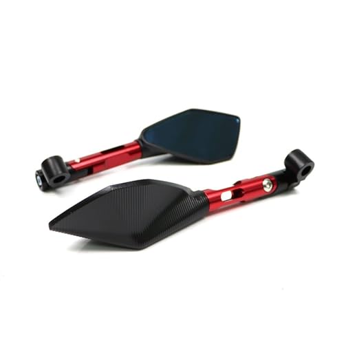 Espejos retrovisores de moto para mejorar la conducción urbana en scooter Suzuki CNC azul