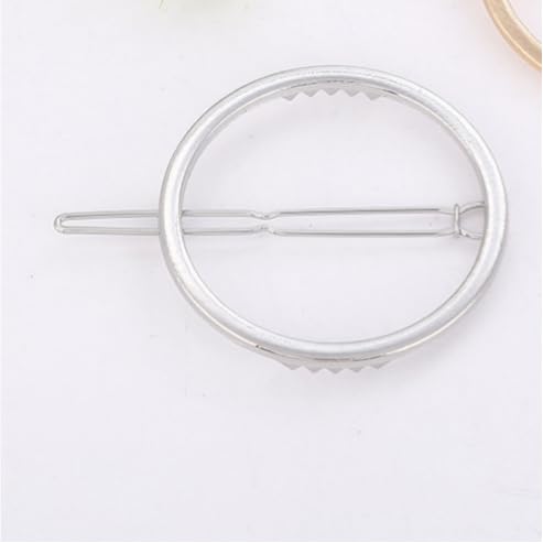 Pinzas para cabello retro mujer, plateadas con diseño de strass miniatura 7