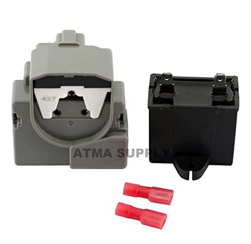 Atma Supply W10189190 Tsd2 Refrigerator Start Device W10662129 Run Capacitor Compatible With Whirlpool Kenmore Refrigerator Compressor Overload And Start Relay Wpw10189190 W10197428 241941003 2255198 Ps11740412 thumb #1