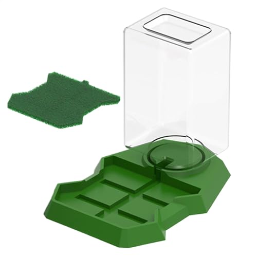 Alimentador automático para reptiles – Cuenco de agua para reptiles | Dispensador de agua Tortuga para dragones barbudos lagartos