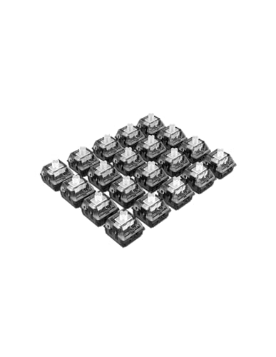 NEWSKILL Switch para Teclado mecánico Gateron Amarillo,QWERTY Switches Optomecánicos Intercambiables, Repuestos Interruptores Yellow MX para Teclado Gaming