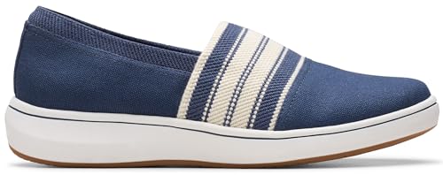 Clarks Clarks Womens Breeze Sky Mist Navy Textile 10 Medium