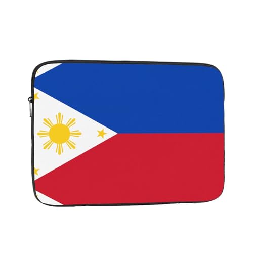 Philippine Flag Laptop Sleeve Case 15 Inch Suitable For Notebook Computer Tablet Traveling Carrying Simple Case