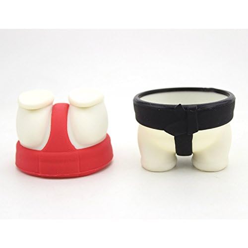 TASKHOUSE Egg Cup Holders Sumo Design Soft & Hard Boiled Egg Holders for Breakfast (Set of 2) 1