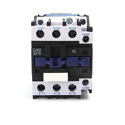 Contacteur CJX2-3210 32A 电磁接触器 3P三相 1NO 常用220V 工业配电导轨开关