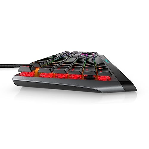 AW510K Tastiera Gaming – RGB a Basso Profilo, Cherry MX Low Profile Red, USB, Qwerty Dark Side of the Moon - Tastiera gaming - Immagine 4