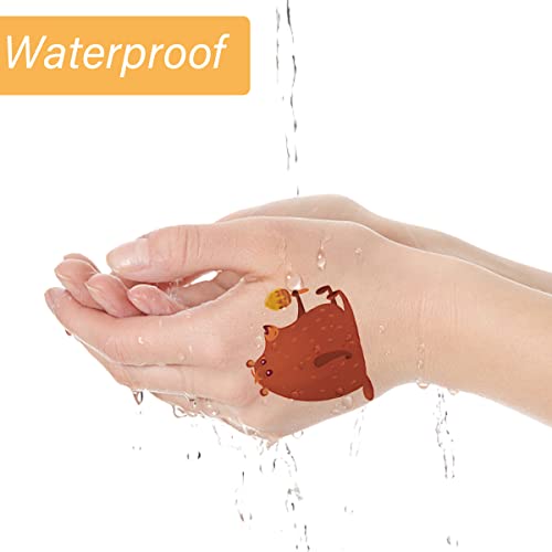 Tatoeage voor kinderen, 20 vellen dieren-tattoos, dieren-tattoos, tijdelijke tatoeages, zelfklevende tatoeages, kindertattoos, stickers voor safarifeestjes, kinderverjaardag, jongens en meisjes - Image 6