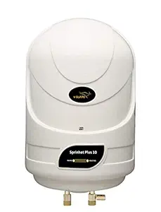 V-Guard Sprinhot 10 Litre Water Heater (Ivory), Wall Mount