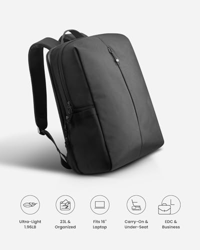Mochila ergonómica KURANEST para portátil 23L negra miniatura 2