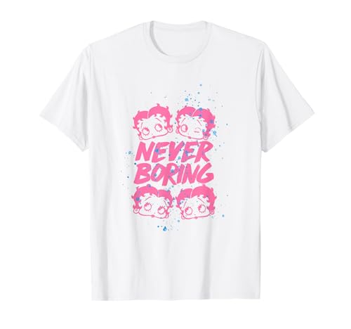 Betty Boop Pink ne s'ennuie jamais T-Shirt