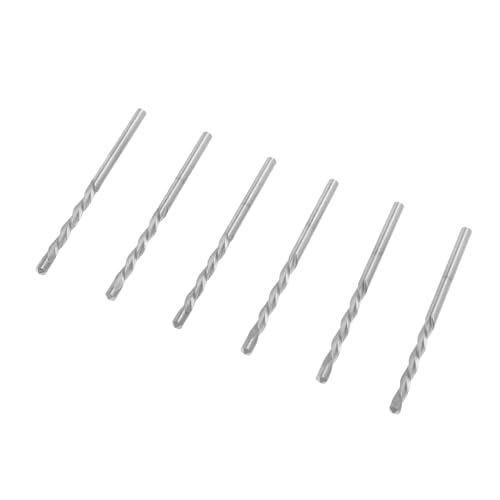 Brocas de Taladro de Corte, Juego de Broca de Taladro en Espiral 50 Piezas de 1/8 de Pulgada Rápida y Precisa para Fibra de Vidrio de Plástico de Madera