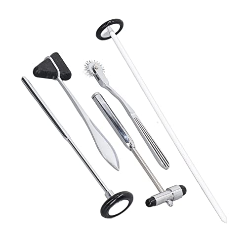 Set de 5 martillos neurológicos de acero inoxidable miniatura 3