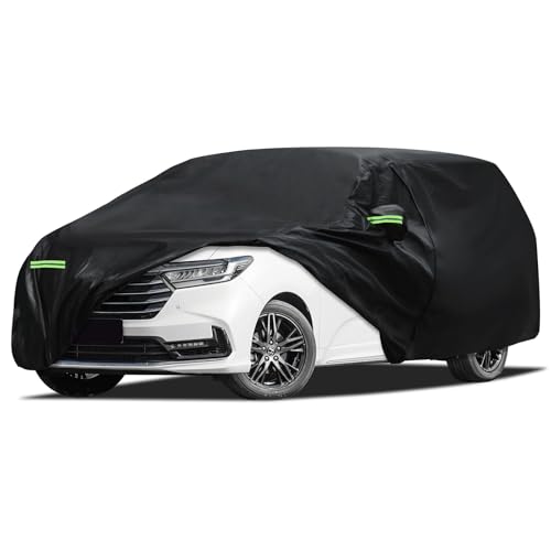 Image of Car Cover Fit for Honda Odyssey Minivan 1999-2026, Migaven Waterproof Full Exterior Cover Sun Rain Protection with Door Zipper and Cotton Lining