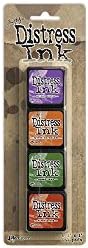 Tim Holtz Ranger Distress Ink Pads Kit 15 with Strip of 4 Pads, Mini, 70 x 23 mm