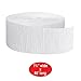 FR Festive Crepe Streamer (white) Party Accessory  (1 count) (1/Pkg)