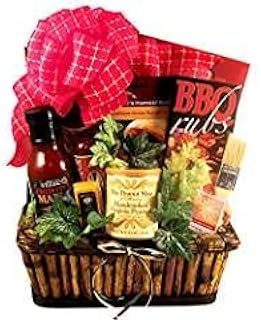 Gift Basket Village The Grill-Master, Deluxe - Grilling Gift Box for Men with BBQ Sauce, Nuts and More, 7 Pound (Pack of 1)