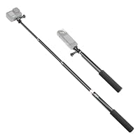 HSU Extendable Selfie Stick, Wasserdichter Handgriff für GoPro Hero 13/12/11/10/9/8/7/6/5/4, Handheld-Einbeinstativ Kompatibel mit Handys und Anderen Action-Kameras (30-92CM) – Ansicht 2