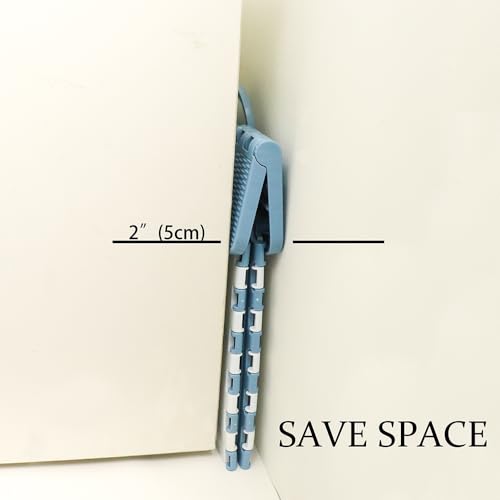 Image of Plastic Folding Stool, Portable and Hanging. Non Slip Folding Stools,12inches,30cm(Light Blue) 1PCS